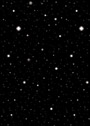 Deko window blind scene setter Hollywood Starry Night