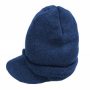 Knitted Hat with Screen Visor Beanie Model 41e