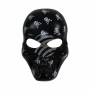 Karnevalsmaske Totenkopf schwarz MAS-31