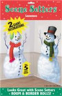 Deko window blind scene setter Apres Ski Snowman