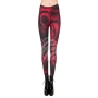 Ladies motive Leggings Design Roses color black