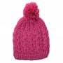 Knitted Hat with bobble Model 33 pink