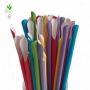 Paper spoon drinking straws mixed colors 200x8 mm 3500 pieces