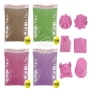 Magischer Sand 4 Packung und 6 Formen 04
