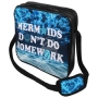 Messenger Bag Motif Mermaids blue/white