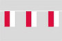 Flaggenkette Polen