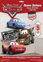 Deko window blind scene setter Disney Cars Birthday