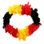 Hawaii chains flower necklace Maxi black red yellow