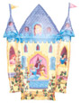Balon foliowy Ksiezniczki Zamek