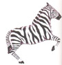 Balon foliowy Zebra