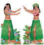 Deko window blind scene setter Hawaii Hula Dancers