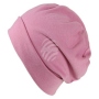 Knitted cap Long Beanie Slouch uni colors old pink