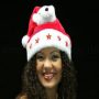 Christmas Santa Hat with Ice Bear