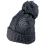 Knitted cap Long Beanie Slouch with bobble Model 133