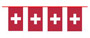 Flag chain Switzerland