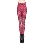 Ladies motive Leggings Design Shed color red