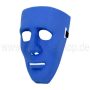 Maske einfarbig blau MAS-06