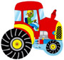 Balon foliowy Traktor
