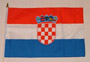 Fahne an Holzstab Kroatien