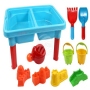 Sand game Table Buckets Rake Shovel Watering can