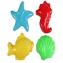 Sand molds 4-piece Sea animals