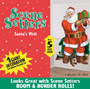 Deko window blind scene setter Santas Visit