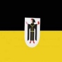 Flag Munich with coat of arms city