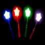 Leuchtstbe Metallfeder mit LED Stern farblich sortiert