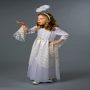 Angel dress child with overskirt