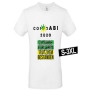 Camiseta con motivo blanco Modelo Shirt-005a
