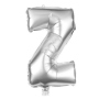 Folienballon Helium Ballon silber Buchstabe Z