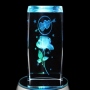 Crystal cuboid Rose heart