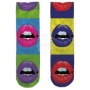 Motif-Socks Mouth abstract