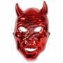 Karnevalsmaske Teufel Horror rot MAS-37B
