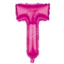 Folienballon Helium Ballon pink Buchstabe T