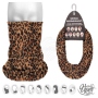 Multifunctional cloth 9 in 1 Multi-purpose scarf Leopard MF-251