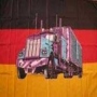 Fahne Deutschland LKW