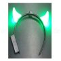 Hair Circle Luminous horns small green