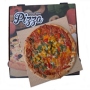 Wklad do podstawy pizzy Pad z tektury falistej kraft 24x24cm
