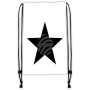 Gym bag Gymsac Design white Star black