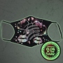 Mscara de respirador con motivo Glow in the dar MASK-041
