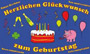 Fahne Herzlichen Glckwunsch zum Geburtstag