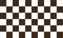 Flag Checkered brown white
