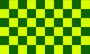 Flag Checkered yellow green