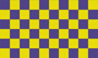 Flag Checkered purple yellow