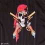 Flag Pirate with 2 pistols