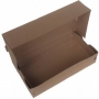 Caja para snacks, kraft marrn 23,5x16x5,5cm 100 piezas