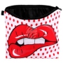 Kosmetiktasche mit Motiv Heisse Lippen