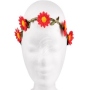Floral wreath red/yellow