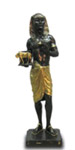 Egyptian with figure dark skinned59 cm